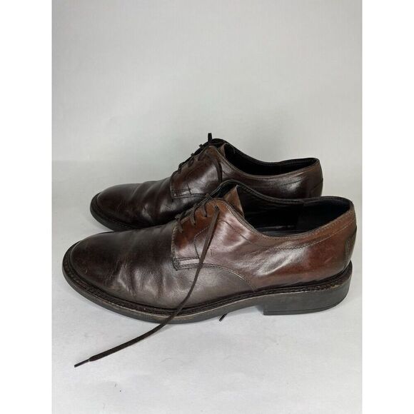 Tod’s Dark Brown Leather Oxfords Lace Up Dress Shoes Men Sz 11M US/44EU - Picture 3 of 15